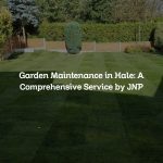 Garden Maintenance in Hale: A Comprehensive Service by JNP